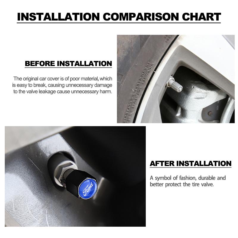 Cap Ventil Anvelopă Auto Capac Tulpina Roată cu Breloc Cheie cu Cheie Pentru Ford Focus Mondeo Kuga Fiesta MK7 Escort Explorer Edge 2 4 MK2 MK4