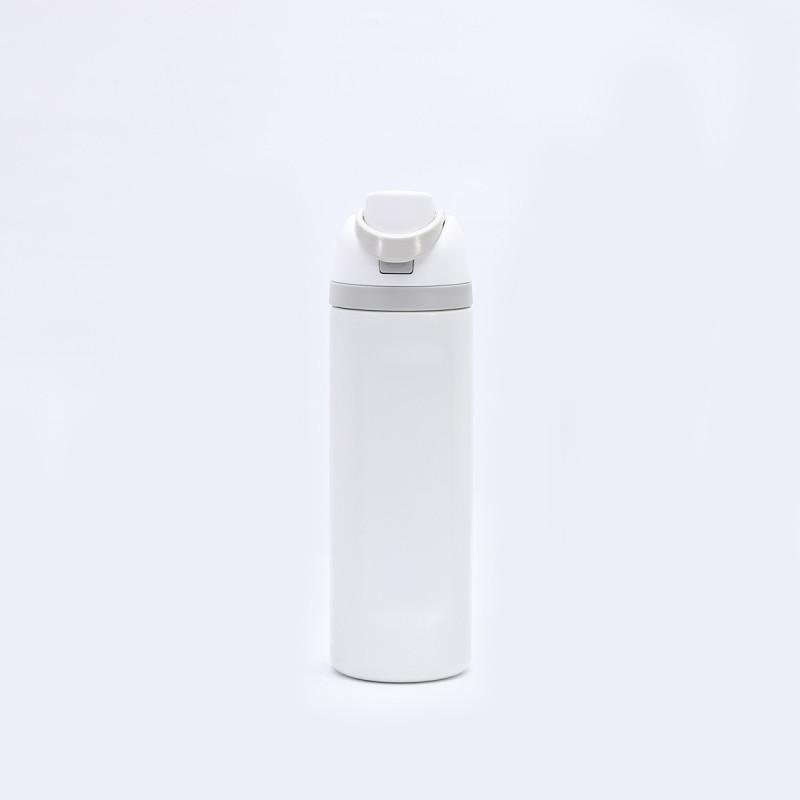 Steel Stainless Owala Water Bottle Straw 710ml Push Lid Keeps Sports Drinks