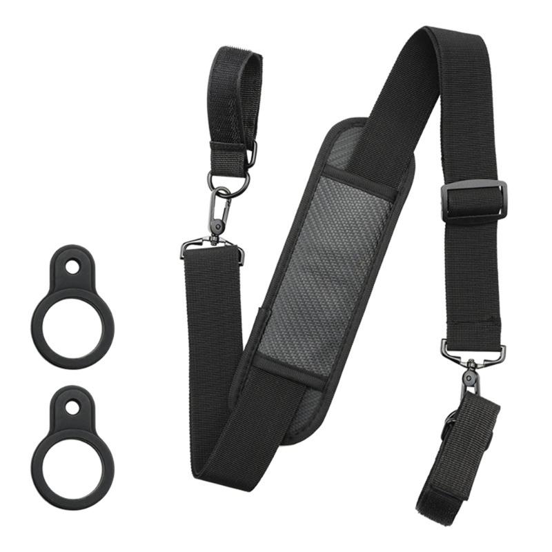 

Adjustable Fishing Rod Shoulder Harness Carriers Strap With 2 Silicone Rings And 2 Rod Strap For Long Fishing Rod 1