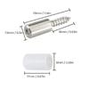 10PCS Integrated Self Tapping Screws Partition Brackets Fixing Screw for Wine Cabinet Glass Dragging Shelves Particle Brackets