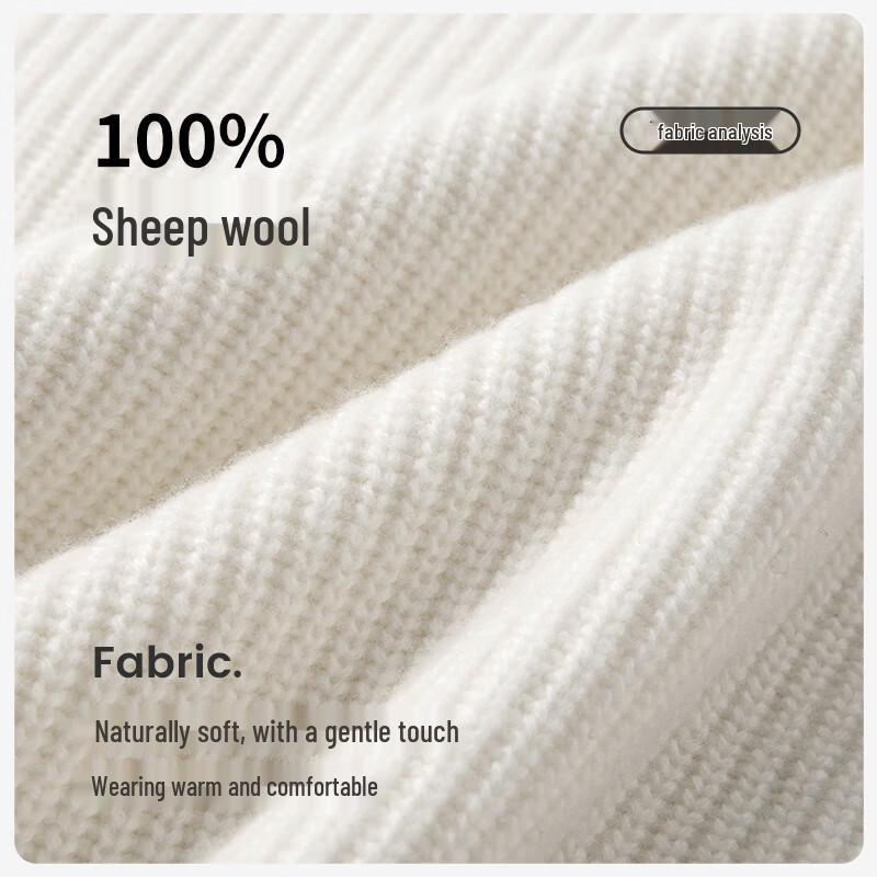 Navigare Women's 100% Wool Mock Neck Sweater