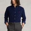 Polo Ralph Lauren SS23 Solid Logo Embroidered Shirt Men Shirts Navy-Blue MNPOWOV16822578-410