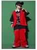 Girls' Japanese Street Dance Performance & Catwalk Costume: Trendy Hip-Hop Suit