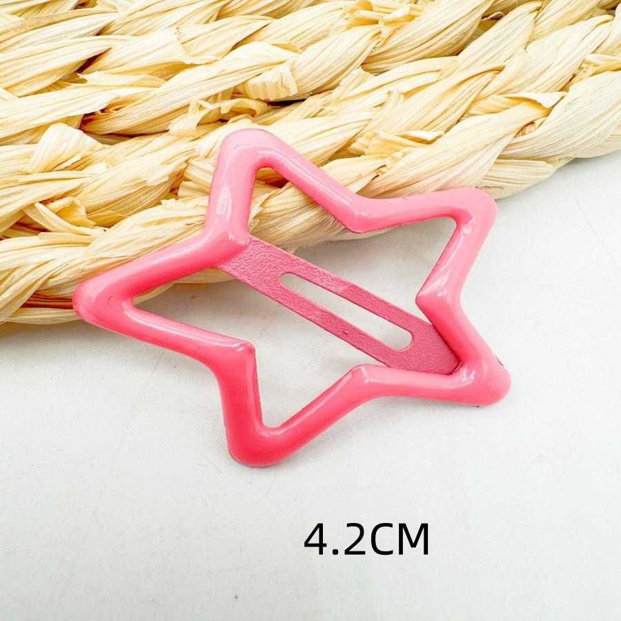 Children's Candy Color Star Hair Clips - Small Size BB Bangs Accessories
