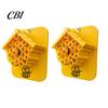 Small Bee House Yellow 2Pcs 3D Printed Houses, Honeycomb Hotels, Home Insect Habitat for Garden Attracts Pollinators to Your Garden, Hotel Outdoors