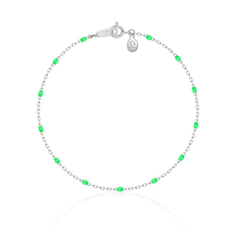 STAYGEM Pom Pom Chain Bracelet_Neon Green