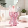 Decorative Storage Bin Gothic Corset Pen Holder, 3D Printed Vintage Dark Makeup Brush Aesthetic Decor Desk Organizer for Office Vanity, Halloween