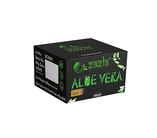 Zazla Aloe Vera Skin Gel For Face & Hair - 100gm