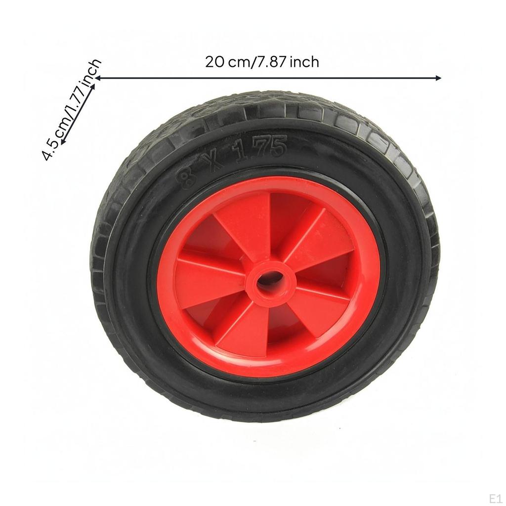 Treaded Wheel Replacement 20 Cm SpokeLike Ribs