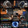 New Military Smart Watch Men 1.7 inches HD AMOLED Screen 100+Sports Heart Rate 1000Mah Battery HD Call 10ATM Waterproof Bracelet