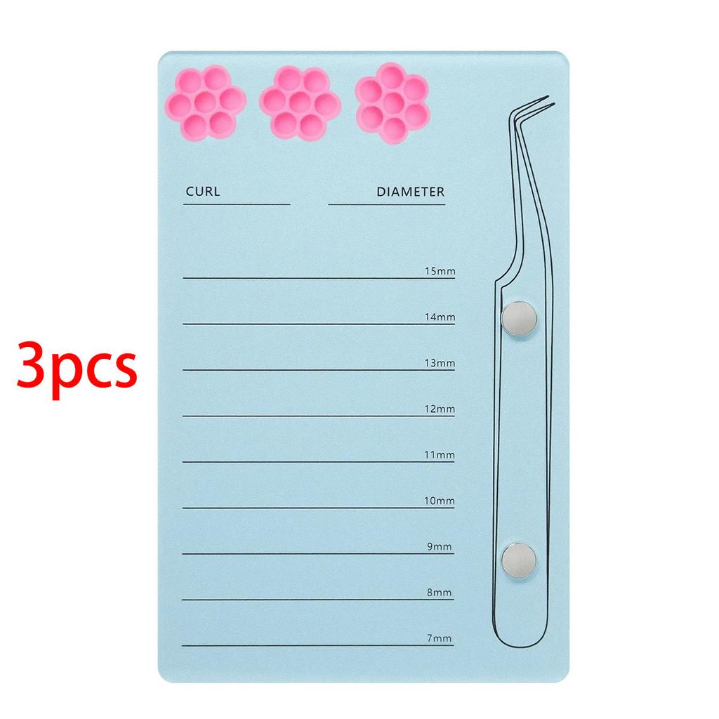 Eyelash Extension Scale Holder Magnetic Acrylic Lash Board With Glue Pallet Cup  False Eyelashes Pad Lash Makeup Tools wholesale