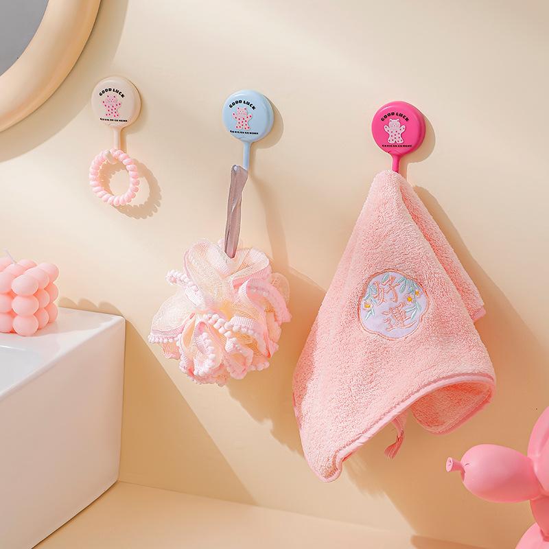 Dopamine Non-traceable Wall-mounted Hooks Hole-free Strong Load-bearing Non-traceable Hooks Multifunctional Household Round Small Hooks