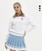 DUVIK Women'S Knit Zip-Up Blouson Long Sleeve T-Shirt Dd3Wts155