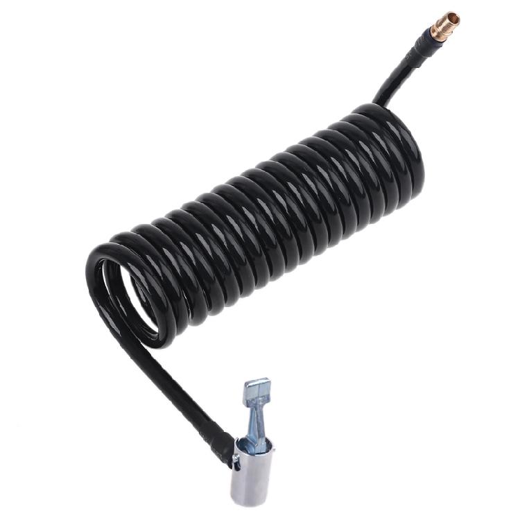 3/5/7/10/15m Recoil Poly Air Compressor Hose Accessories Tool Kit For Inflation