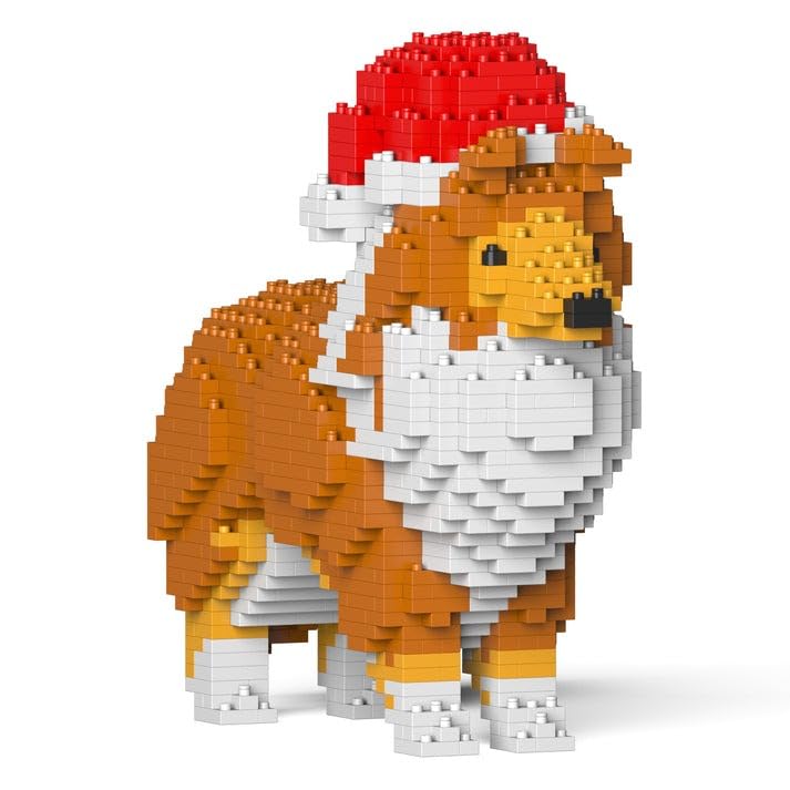 

JEKCA Jekkablock Shetland Sheepdog 01S-S13 (Christmas Ver.) ST17PT03-S13