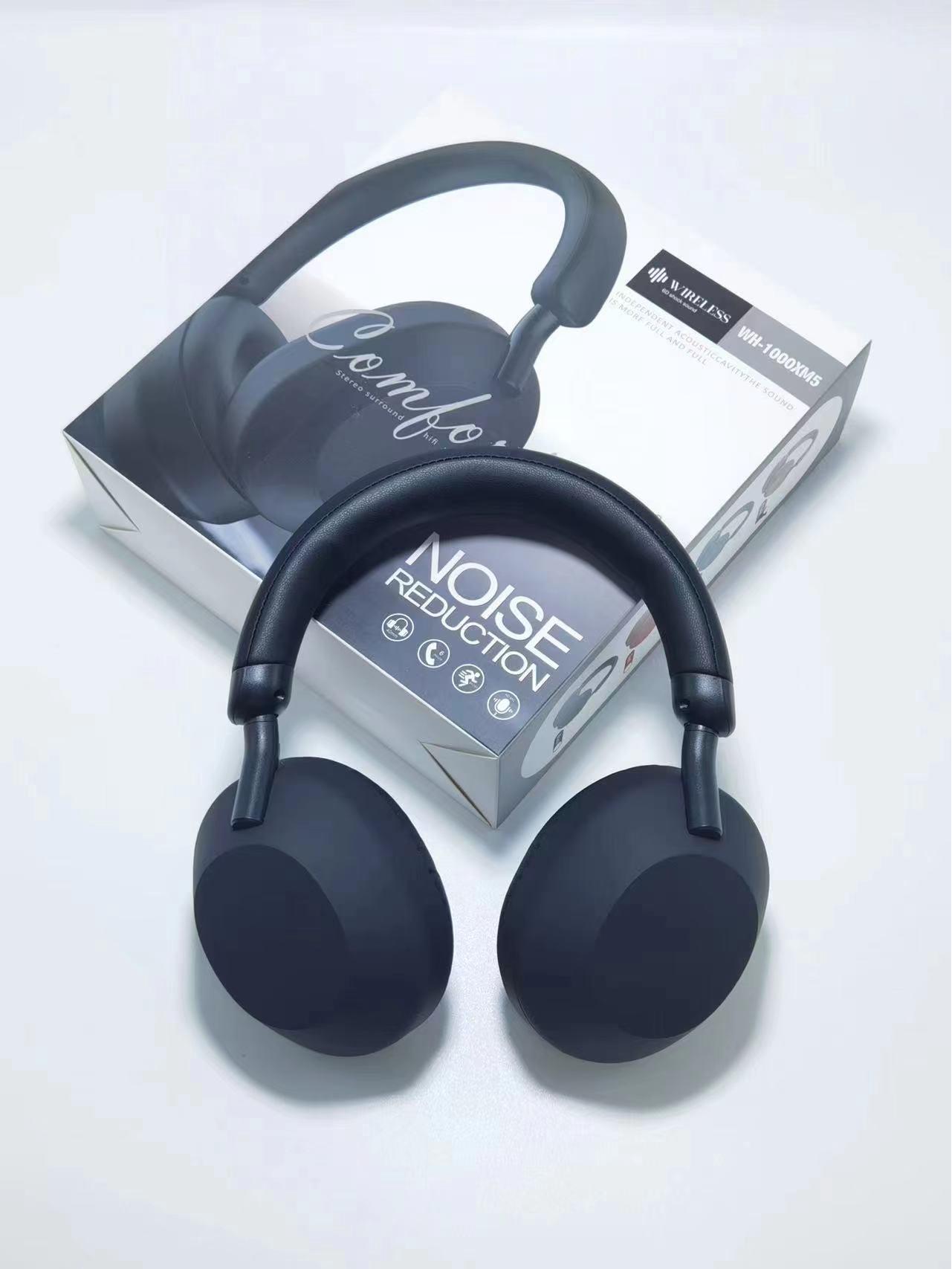 

1000XM5 Wireless Over-Ear Bluetooth Headphones with Long Battery Life and Low Latency for Calls and Gaming чёрный