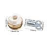 Radiator Air Vent Valve Kit of 6 with 12 Inch Brass Heated Drain Valve and Vent Key for Efficient Heating System Air Release