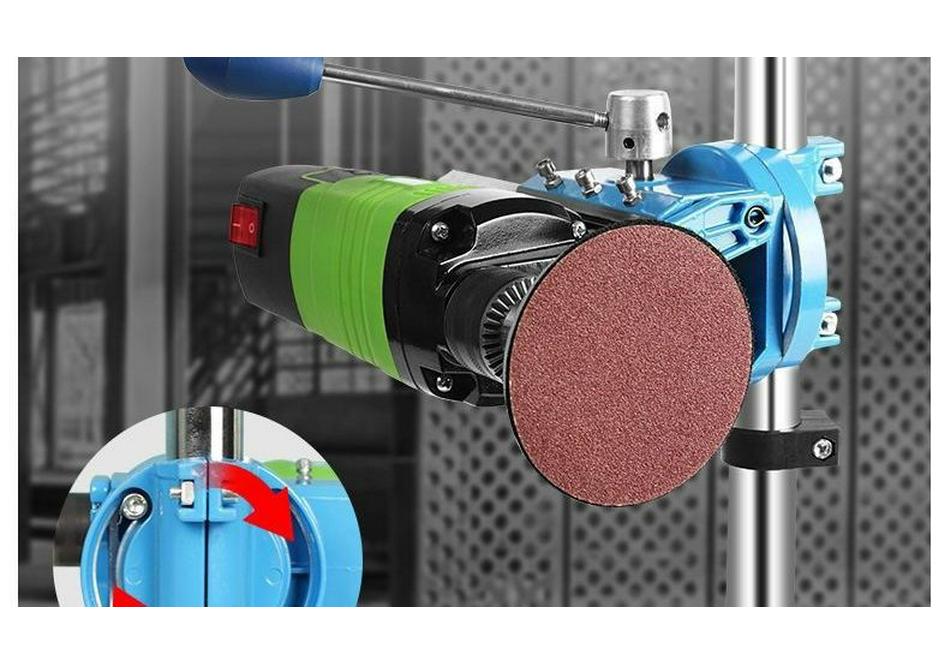 Compact 220V Precision Bench Drill Press - High Precision, Multifunctional Mini Electric Drill for Household & Industrial Use