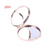 Mini Klappspiegel Schlüsselanhänger - rund Herz Oval Quadratische Form Doppelseitig Kosmetischer Metall Make-up Spiegel für Unterwegs Zubehör