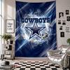 Dallas Cowboys Wandteppich Heimdekoration Wandbehang Tuch für Schlafzimmer Wohnzimmer Hintergrund
