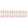 Almond Shape Rhinestone Wearable Nails - Fresh Spring Style, 30 Pieces Set