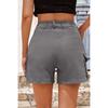 Women's Denim Casual Comfortable Color Workwear Multi-pocket Personality Street Shorts Women
