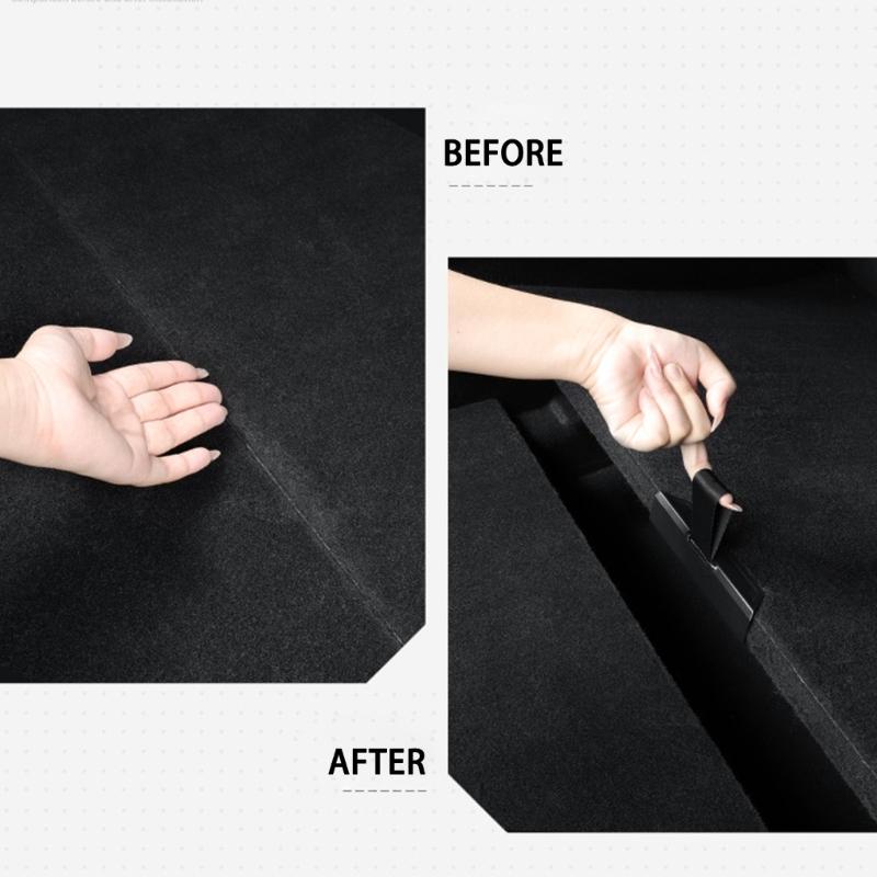 Invisible Trunk Handle Set Strong ABS Quick Open System Tool Space Saving Solution Automotive Interior Upgrades for Vehicle