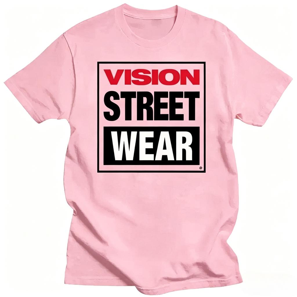 Oversized Unisex Tees Vision Street Wear Print Short Sleeve All Season Casual Pullover Crewneck Tops Unisex T Shirt Unisex Tshirts