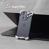 Luxe Onregelmatige Aluminiumlegering Bumper Telefoonhoesje Voor 12 13 14 15 16 17 Pro Max 17Air Lens Film Bescherming Metalen Cover