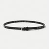 Color Simple Solid Rivet Decoration Women Casual Slim Waist Belt For Daily Use