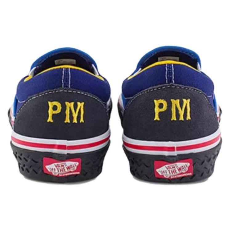 Padin Musa x Vans Skate Slip-On Modré Pánské Tenisky VN0A5FCABLU