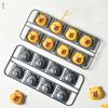 Non-Stick 8-Cavity Bear Madeleine Baking Mold Cake Baking Household Kitchen Utensils Carbon Steel Baking Tools for Oven
