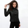 Womens Lightweight Down Jacket Winter Short Puffer Coat Stand Collar Slim Fit 7XL Duck 50% Fill Power