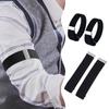 1 Par de Soportes Elásticos Ajustables para Mangas de Camisa, Banda para el Brazo, Pulsera para Manga, Antideslizante, Sujetador de Puño, Brazalete para Hombres y Mujeres