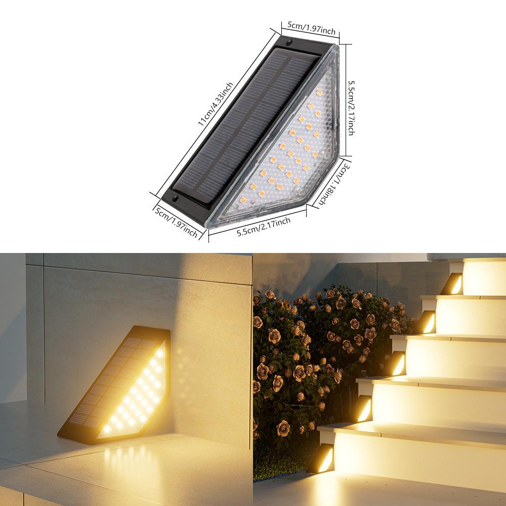 Solar Pathway Lights: Waterproof Outdoor Stair and Walkway Lighting
