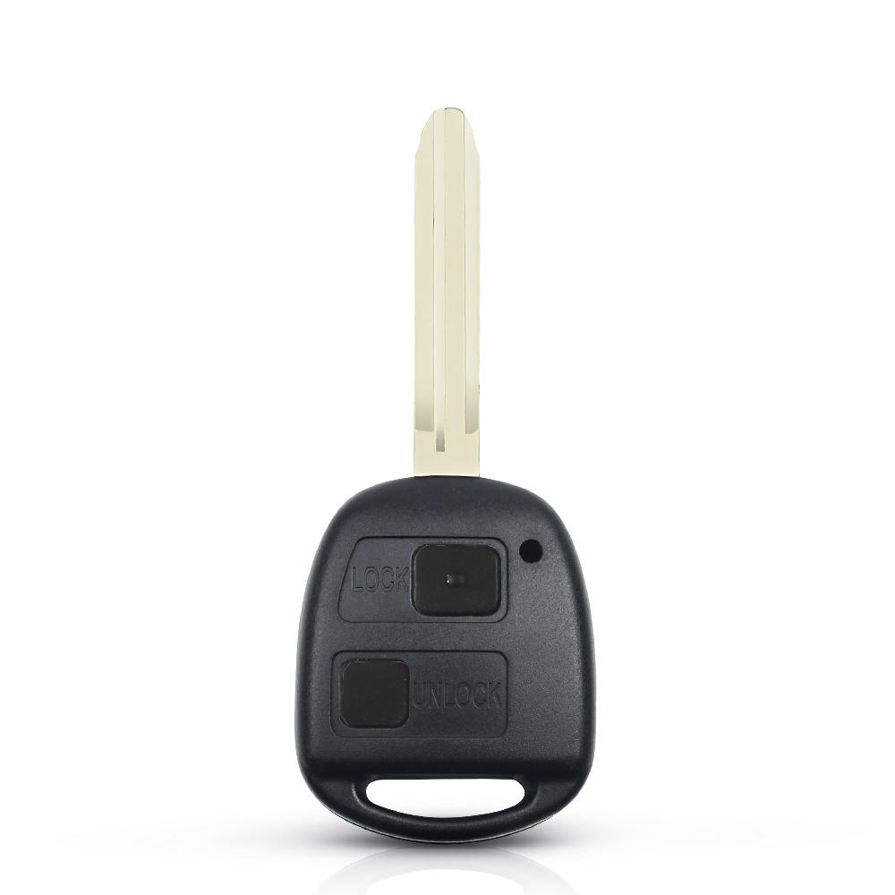 KEYYOU Remote Car Key Fob Case Shell For Toyota Camry Rav4 Corolla Prado Yaris Tarago Cruiser Land For LEXUS GX470 LS200 LS300