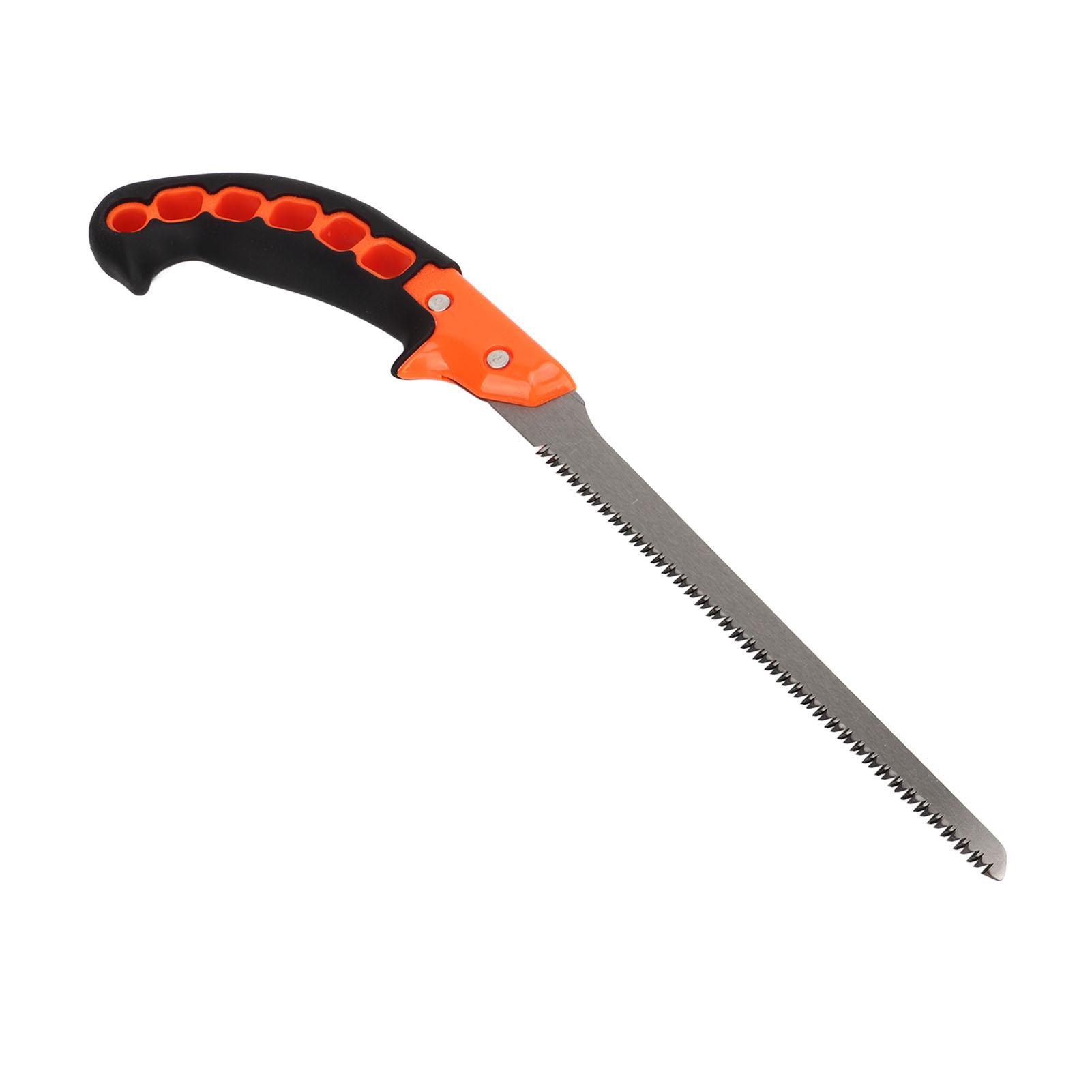 

Фруктовая пила Ящик для пилы Деревообрабатывающая ручная пила SK5 Мелкий зуб Изогнутая рукоятка Инструмент для обрезки