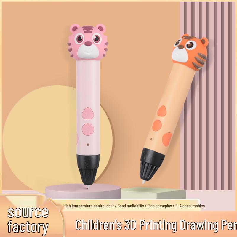 3D Printing Pen - Children s Educational Doodle Painting DIY Toy English розовый