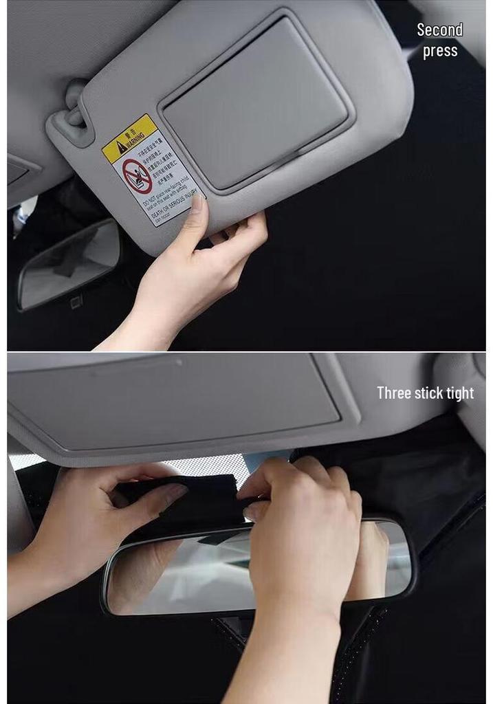 Car Front Windshield Sunshade - Interior Sun Protection Curtain