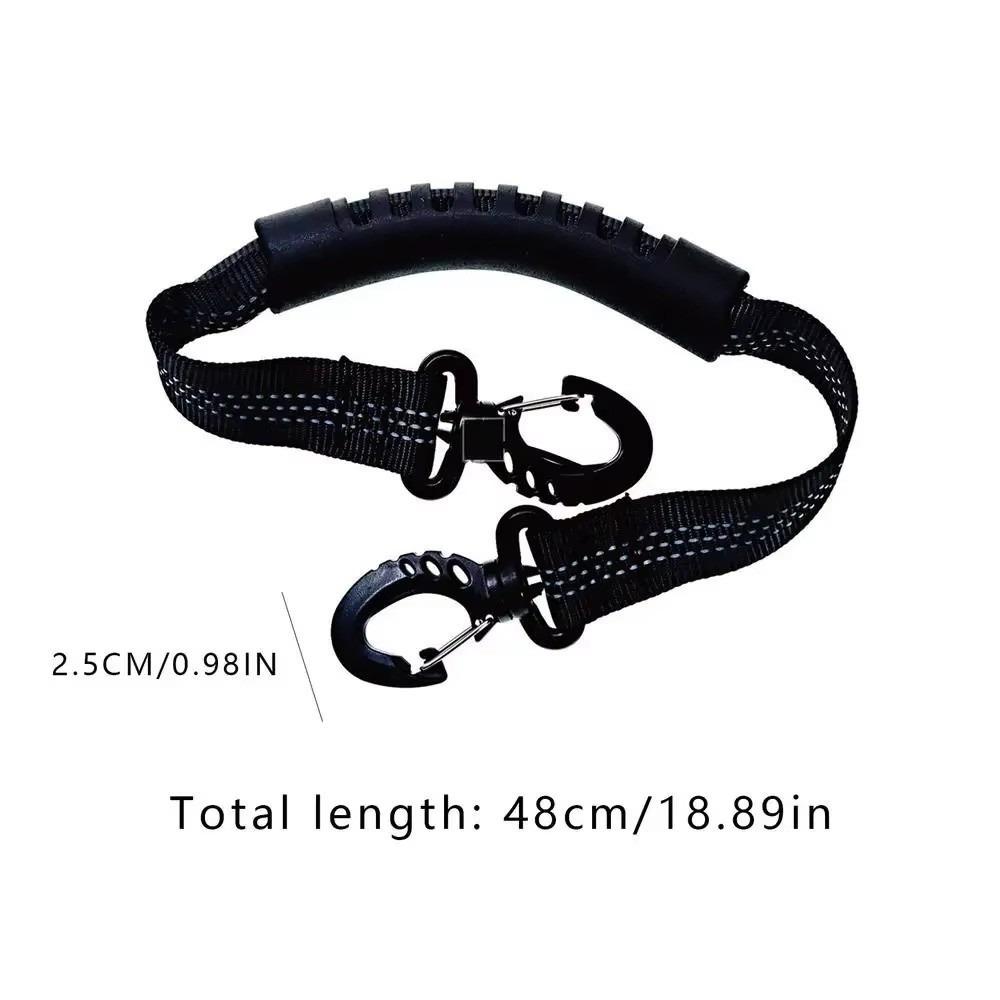 Adjustable Ski Boot Strap Nylon Winter Sport Ice Skates Carrying Straps Roller Skate Shoe Lifter Ski Boot Carrier Straps чёрный