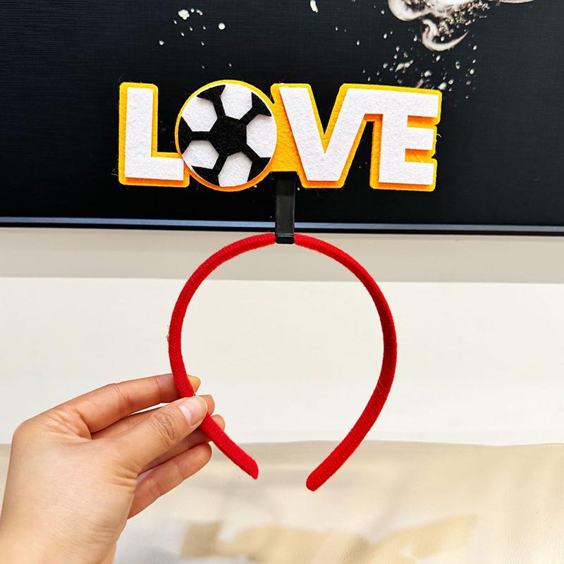 Cartoon Football Cheering Hairband Headband Headwear Hair Accessories Fan Support Prop Party Decoration