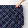 Royal Samt Stoff Polyester Zum Nähen - Motiv Kariert