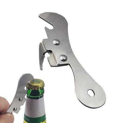 Deschizător de conserve rezistent din oțel inoxidabil, manual, pentru borcane, unelte de mână, gadgeturi de bucătărie, portabil pentru bere, băuturi, bărbați, femei