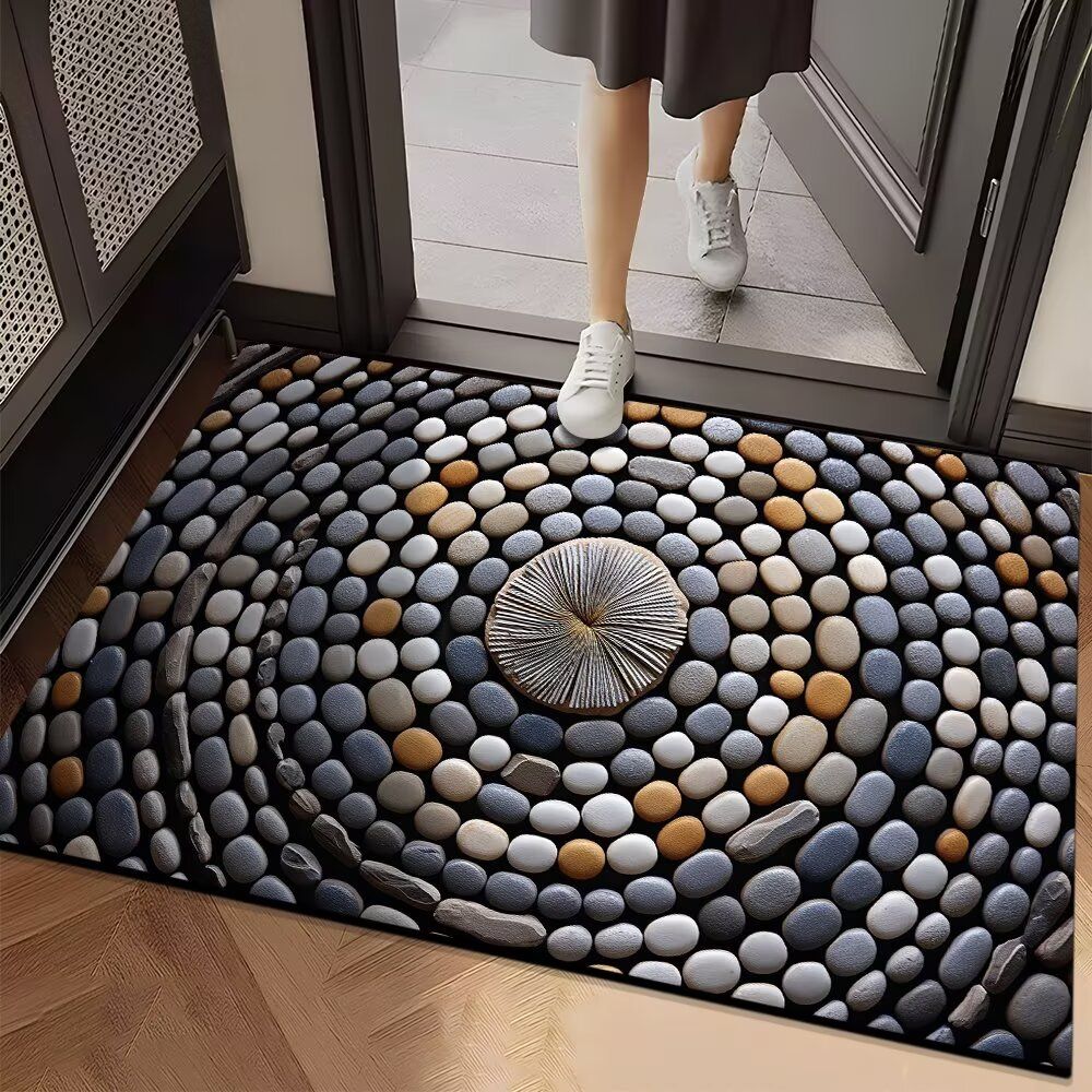 

Впитывающий коврик для ванной комнаты и туалета, противоскользящий и износостойкий коврик для ног, коврик для входной двери 40cm*60cm