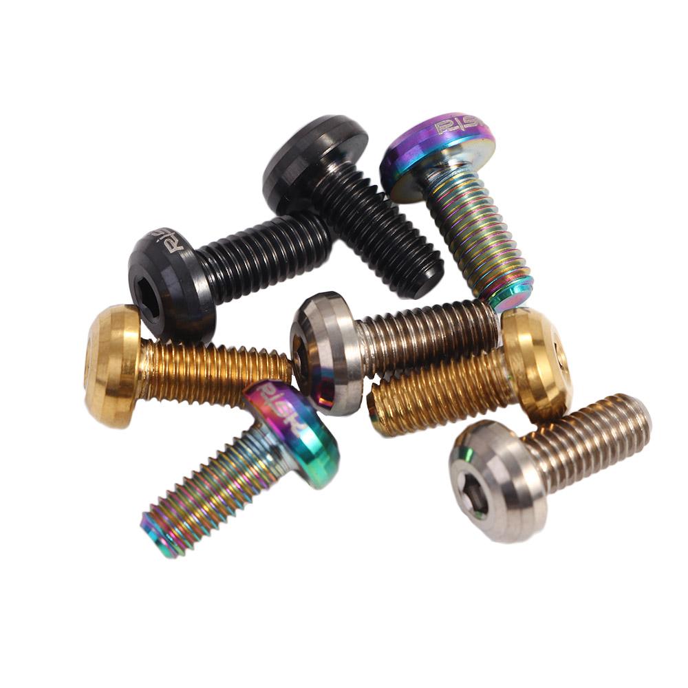 

M5x12mm Titanium Zinc Zinc Alloy Fixing Bolts Bicycle Bottle Cage Water Bottle Cage Bike Bottle Holder Screw Black