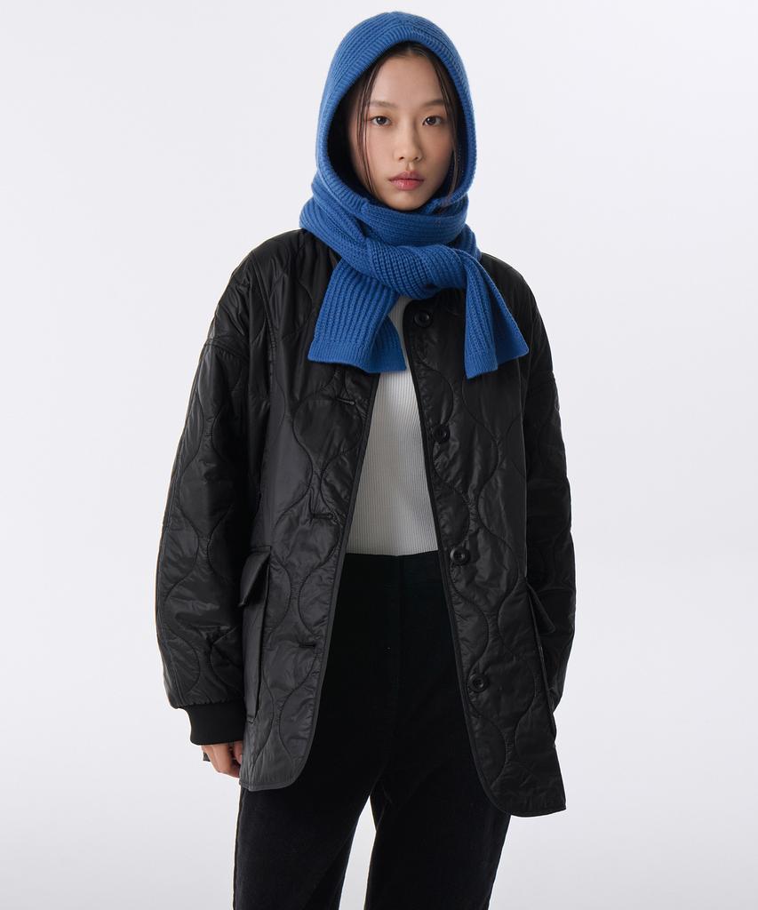MUSINSA STANDARD WOMAN Women'S Scarf Balaclava [Blue]