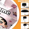Custom Name Personalized Crayon Shin Print Umbrella, Auto Open Close, 8‑Rib Sturdy Frame, Commute Camping Hiking Use, Birthday Gift