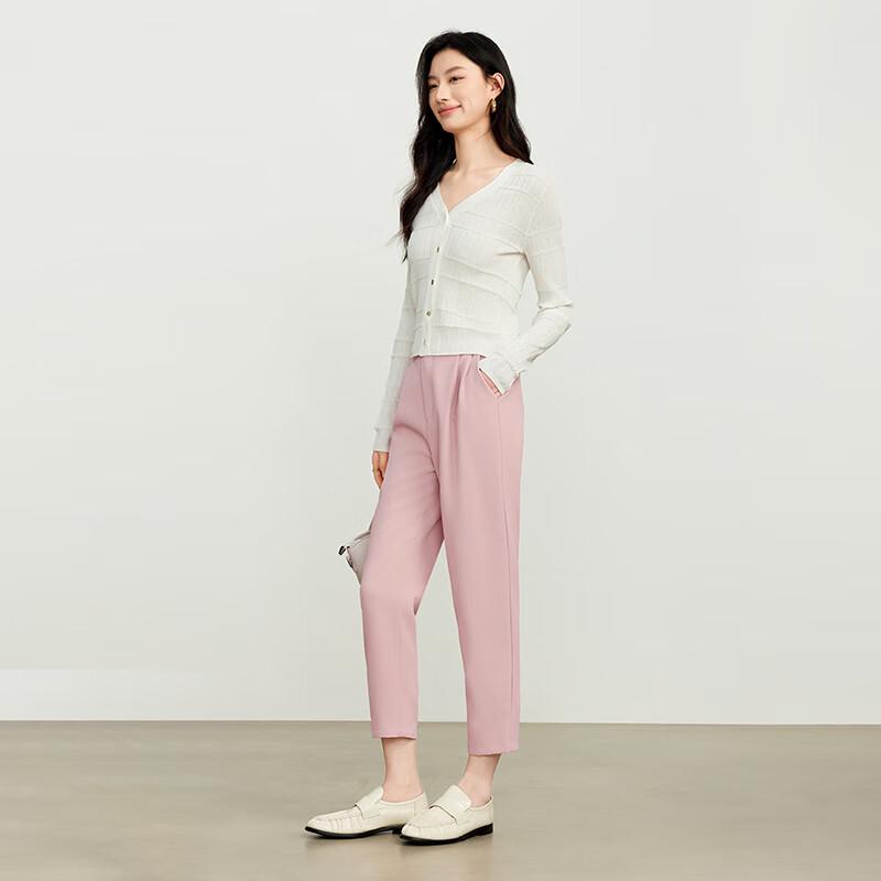 JOY SPEAKER Women's High-Waist Slim Fit Straight Leg Casual Suit Pants
