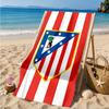 Atletico Football Club Printed Microfiber Beach Towel, Soft And Absorbent, Quick-Dry, Ideal for Summer Travel, Beach Essential, Swimming Pool