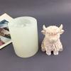 Silicone Ice Cube Tray Highland Cube Mold Flexible Cow Ice Reusable Animal Shaped Ice Maker